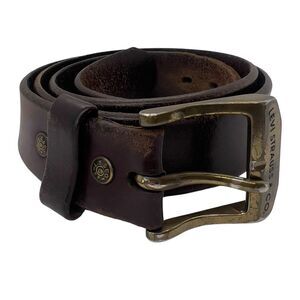 LEVI STRAUSS & CO. VINTAGE Brindle GENUINE LEATHER MENS BELT 40 11LV0204